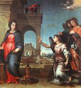 Andrea del Sarto The Annunciation oil